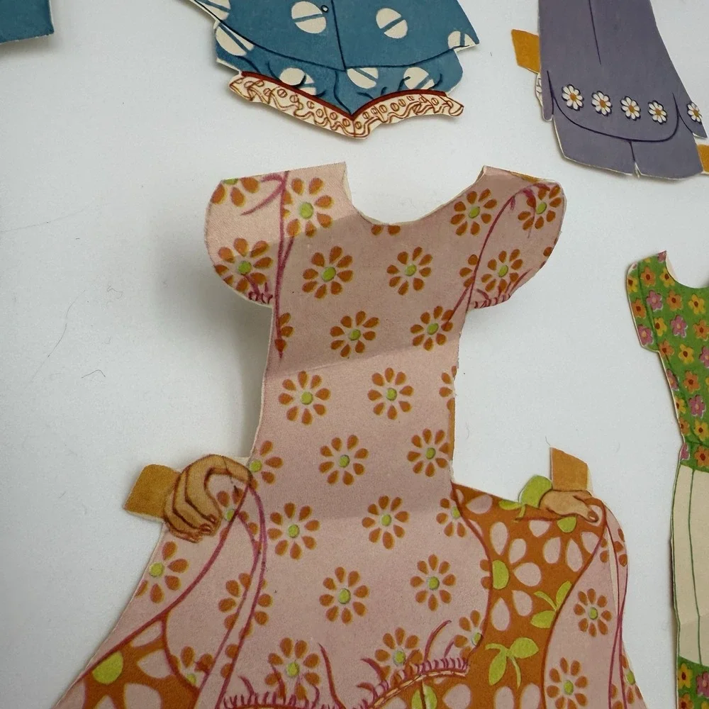 Paper Doll Book‎ Whitman Partially Cut Scrapbooking Decoupage Teen Model 1960s